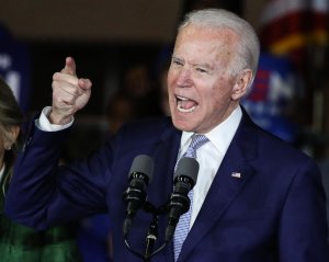 Former Vice President Joe Biden, 2020 Democratic presidential candidate, speaks during the Jill and...