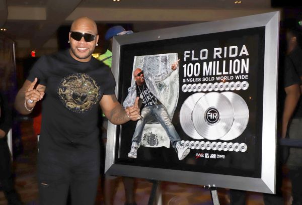Flo Rida unveils personalized memorabilia case at Hard Rock Hotel & Casino Las Vegas