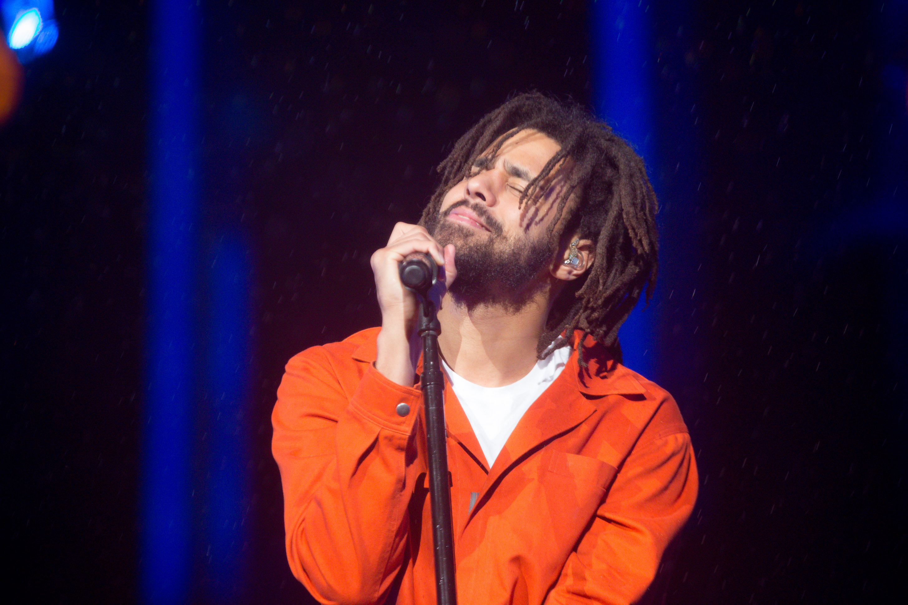 J. Cole Attends Fans College Graduation Ceremony In New Jersey