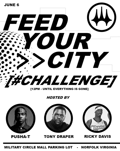Pusha T Tony Draper Ricky Davis Feed Your City Challenge