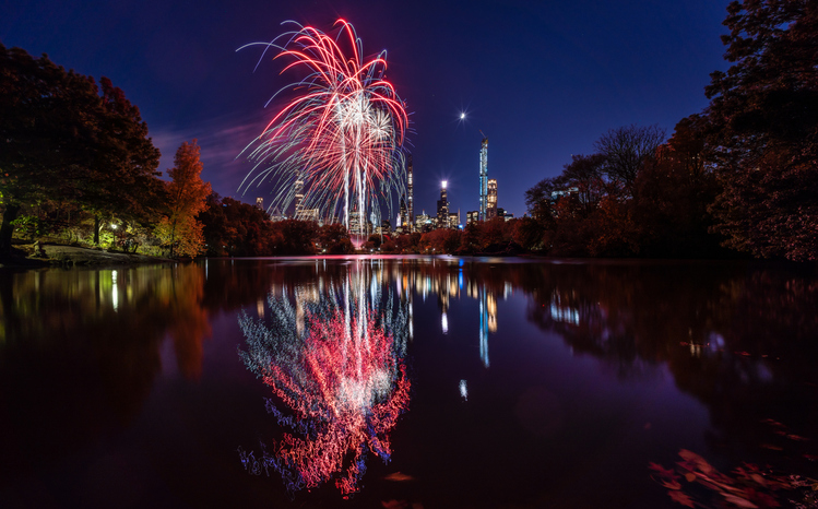 Central Park Fireworks - New York