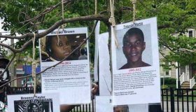 black gun victims hanging noose milwaukee