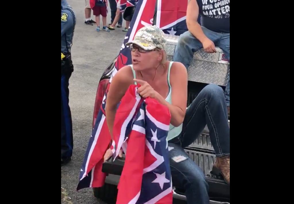 Kathy Jenkins Confederate Flag