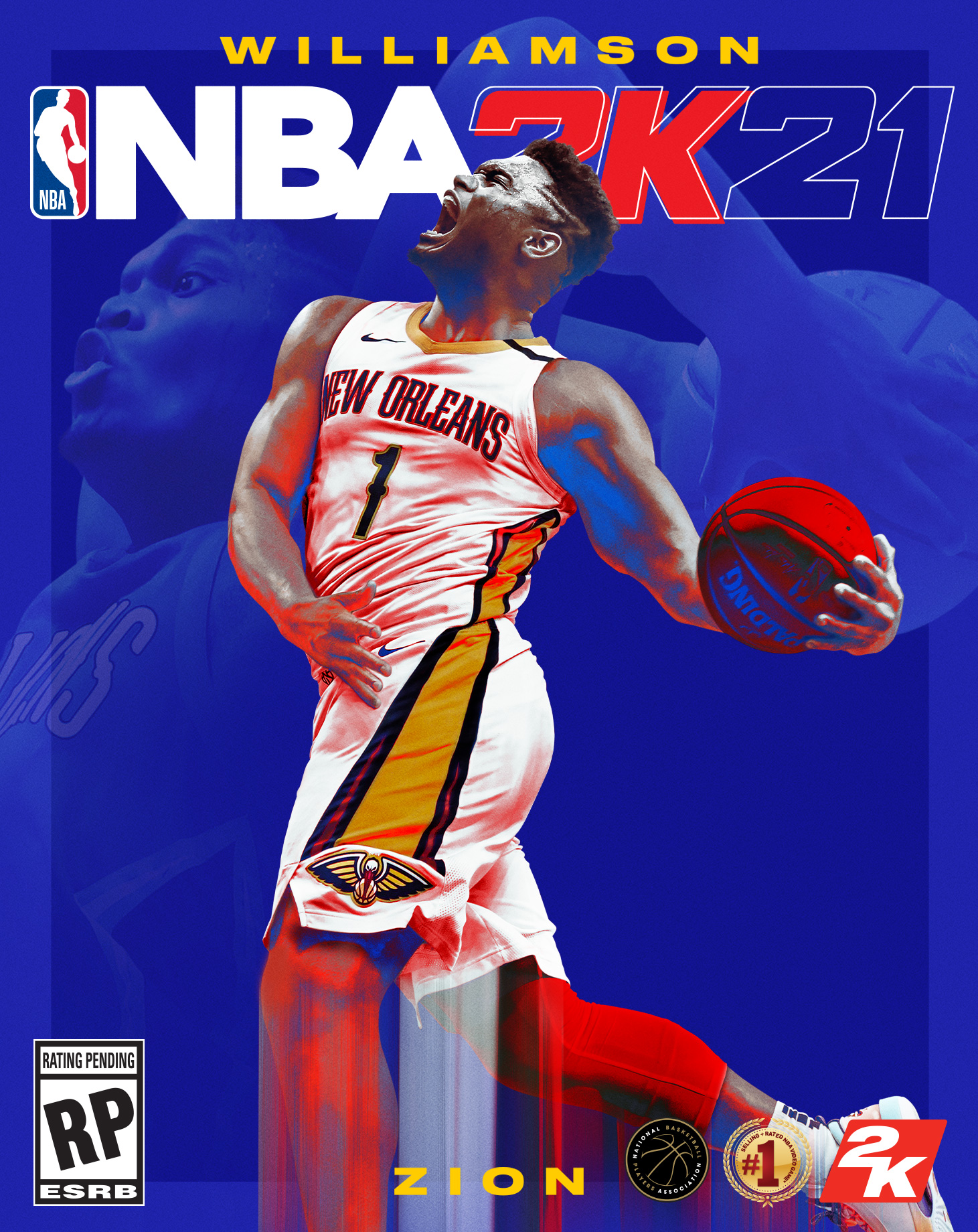 NBA 2K21 Zion Williamson Next-Gen Cover