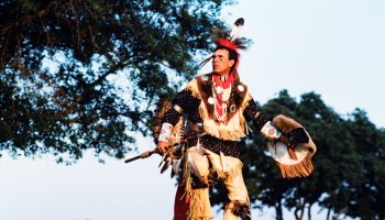 A Cherokee Dances