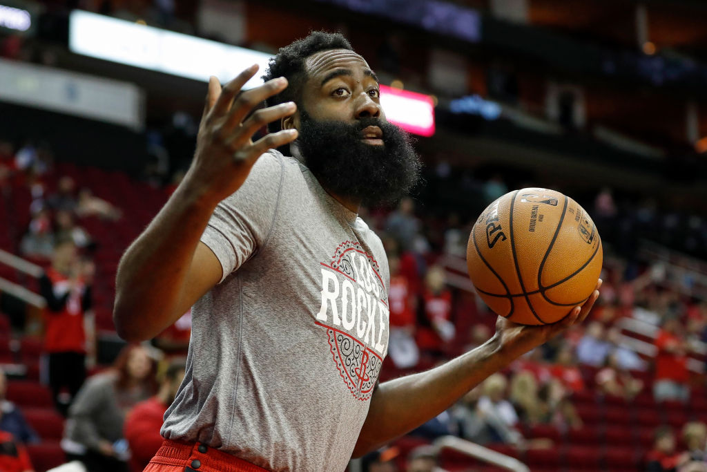 James Harden Is Getting Side-Eyed For Wearing "Thin Blue Line" Face Mask