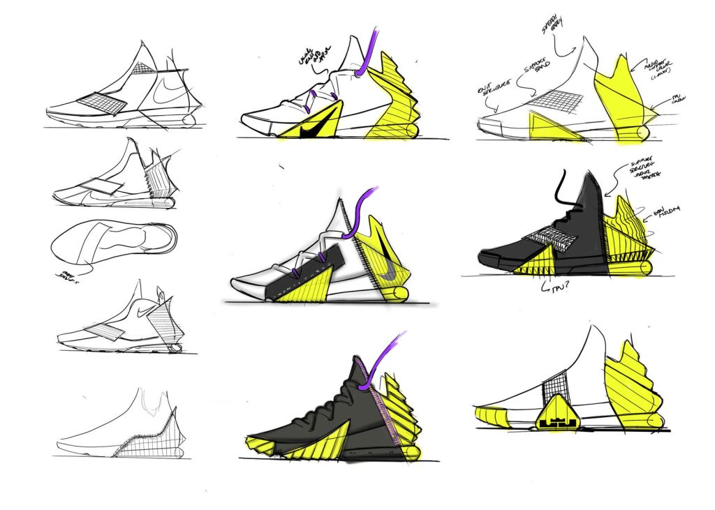 Nike LEBRON 18 Sketches