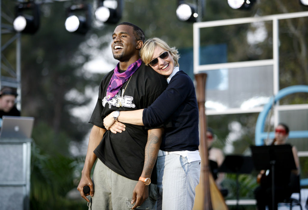 The Ellen DeGeneres Show Films the Second Annual Ellen in the Park with Kanye West