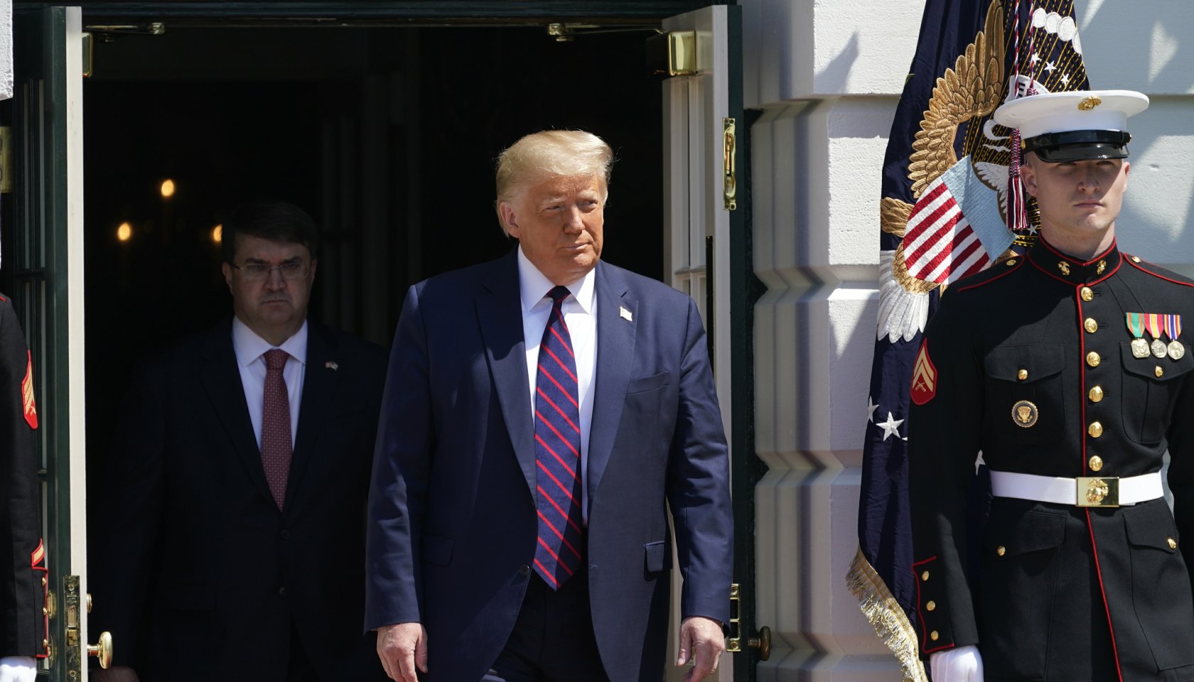 President Trump Welcomes Terry Sharpe to the White House
