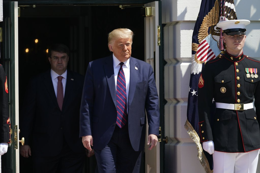 President Trump Welcomes Terry Sharpe to the White House