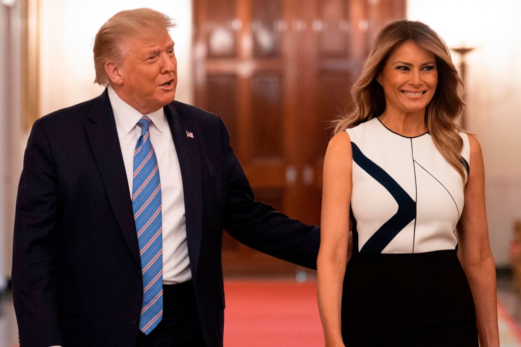 Donald & Melania Trump Request Mail-Ballots For Upcoming Florida Primary