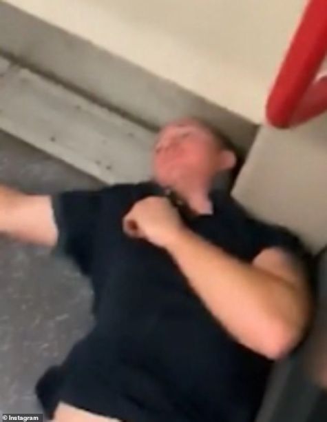 Racist White Man Knocked Out