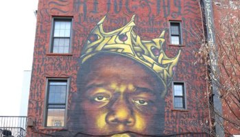 The Notorious B.I.G. Mural in Brooklyn