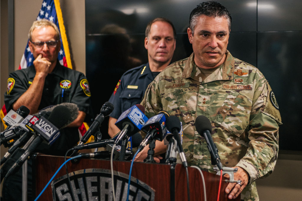 Kenosha Mayor, Police Chief, And National Guard Sargent Hold News Conference