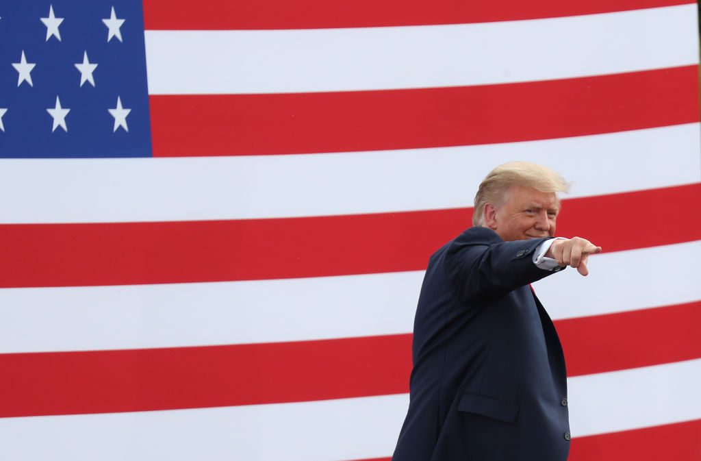 President Trump Delivers Remarks At Jupiter, FL Lighthouse