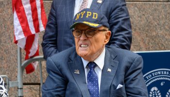 Rudy Giuliani Attends 9/11 Ceremony On 19th Anniversary