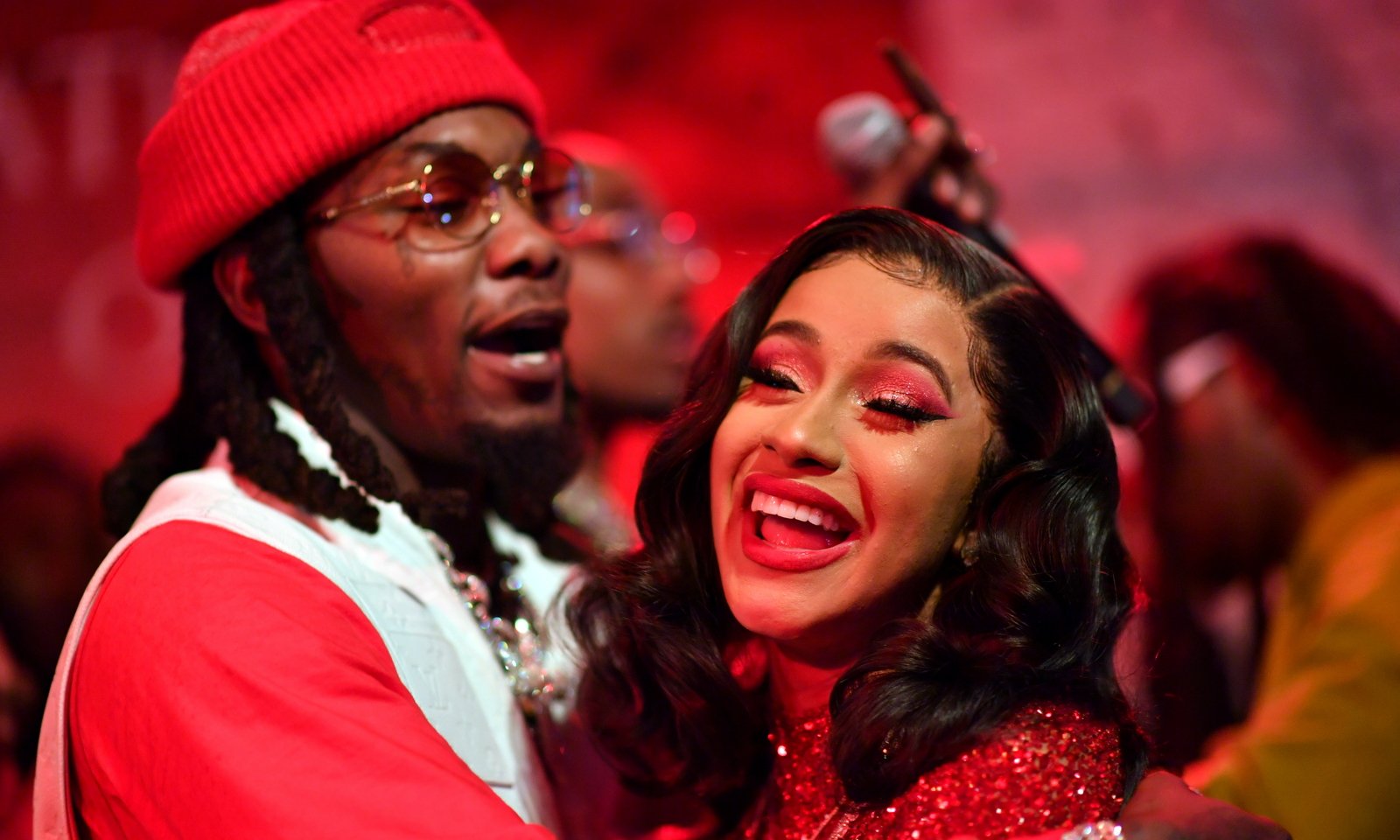 Cardi B Offset swatted