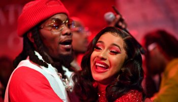 Cardi B Offset swatted