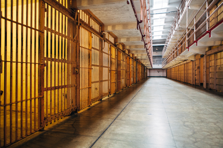 Alcatraz Prison Cellhouse interior