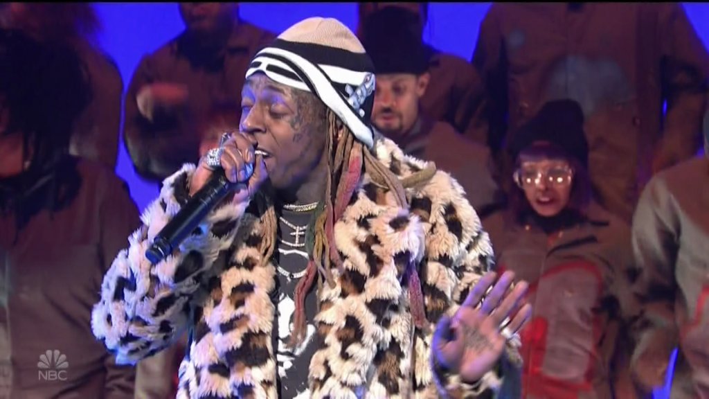 Liev Schreiber with musical guest Lil Wayne hosts the 44th season episode 5 NBC&apos;s &apos;Saturday Night Live&apos;