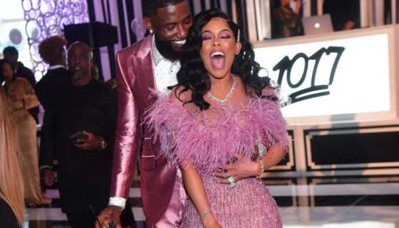 Keyshia Ka'Oir Blesses Gucci Mane With Ridiculously Large Chain To Remind  Him He Is Ice's Dad
