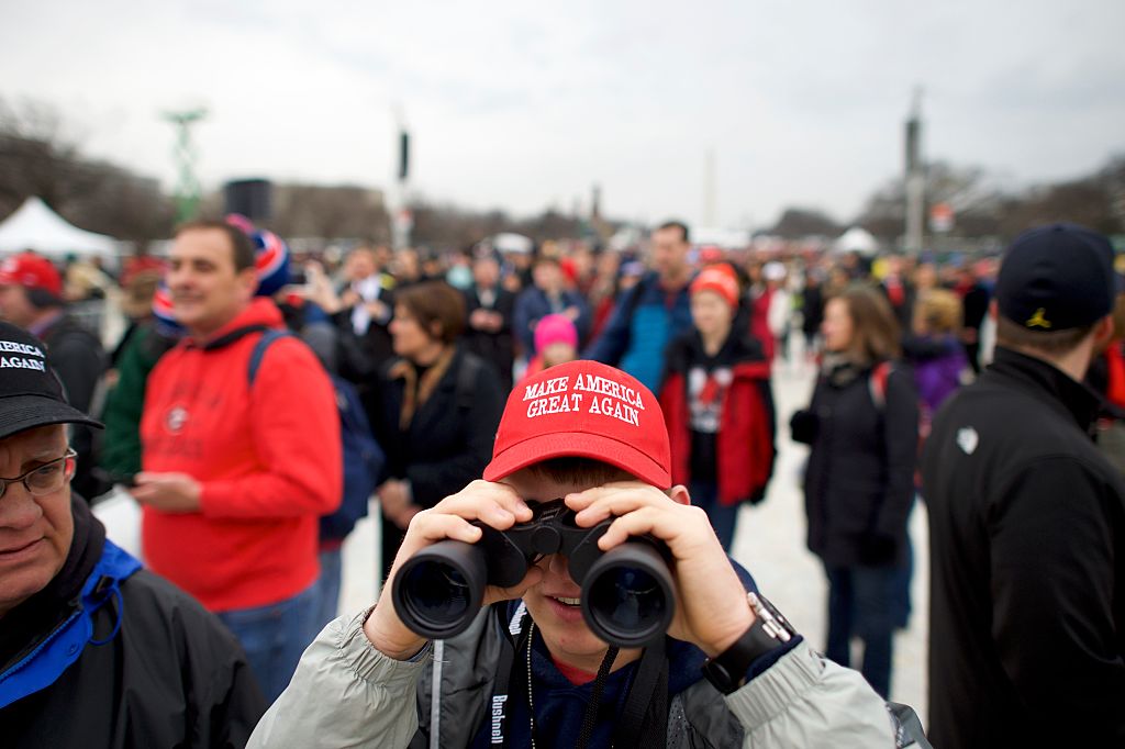 Protesters And Trump Supporters Gather In D.C. For Donald Trump Inauguration