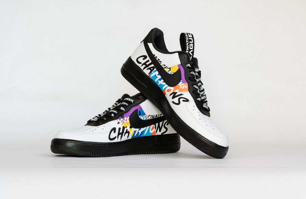 Interconnect Addition appeal OWL 2020 Champs SF Shock Blessed With Custom AF1s As Trophies