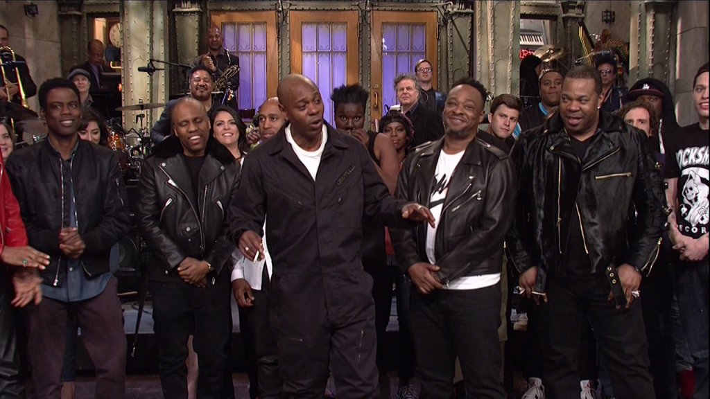 Dave Chappelle hosts and A Tribe Called Quest performs the 42nd season episode 6 NBC&apos;s &apos;Saturday Night Live&apos;