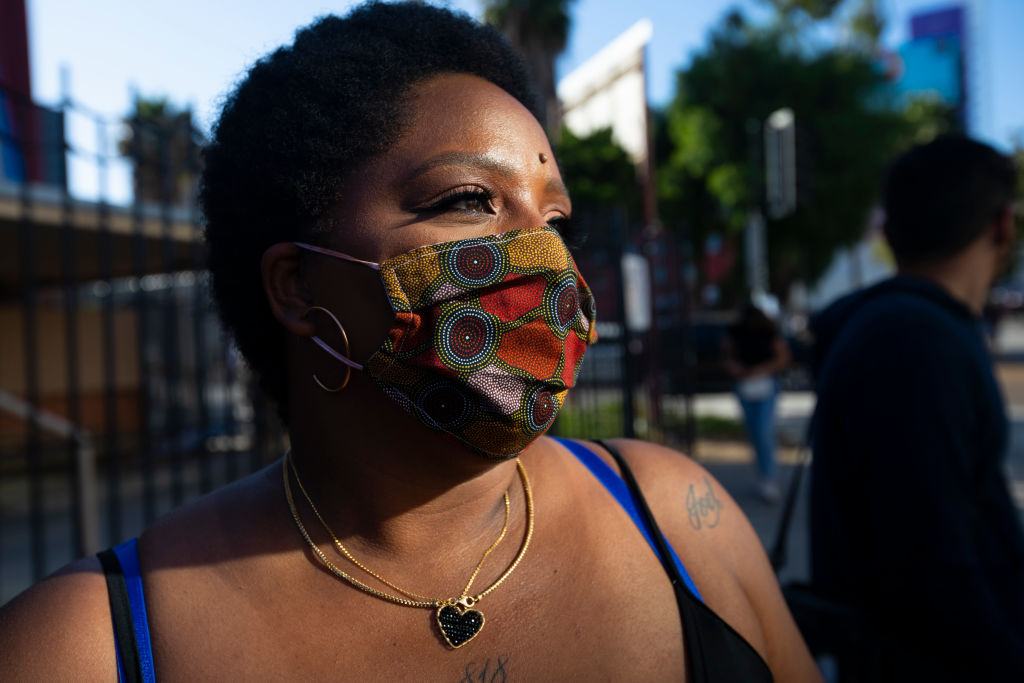 Patrisse Cullors is one of the three co-founders of the Black Lives Matter movement. She participated in the peaceful march in Hollywood, CA today Sunday June 7, 2020. Thousands of people participated in todays peaceful protest against police sparked b...
