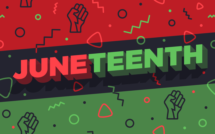 Juneteenth Abstract Background