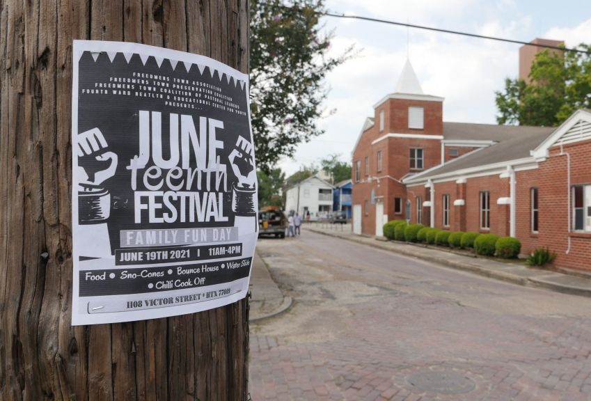 US-POLITICS-SLAVERY-HOUSTON-SOCIAL