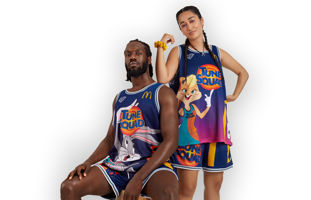 Mcdonald's x Space Jam x Diamond Supply Co. Merch