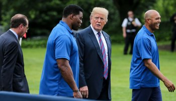 President Donald Trump hosts the White House Sports and Fitness Day