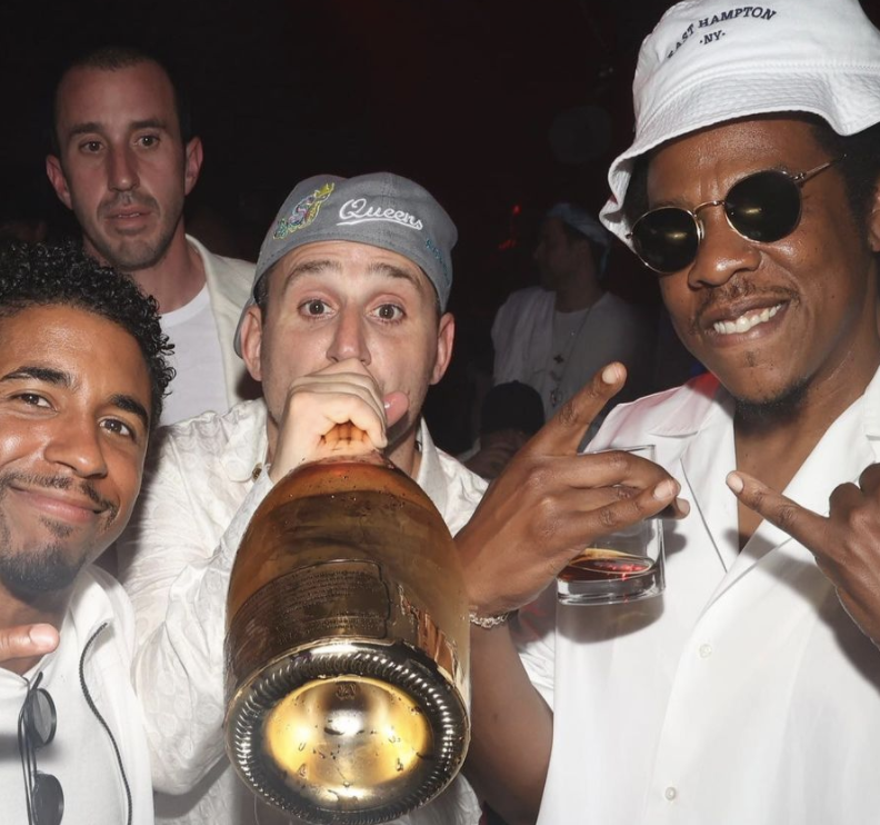 Michael Rubin and Jay-Z Hamptons party
