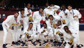 Australia v Slovenia Men's Basketball - Olympics: Day 15
