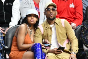 Celebrities At The Los Angeles Clippers Game