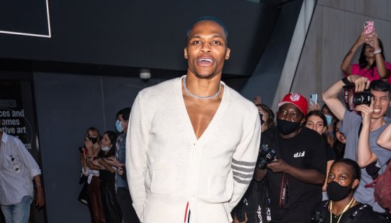 Kid Cudi And Russell Westbrook Wear Skirts For New York Fashion Week