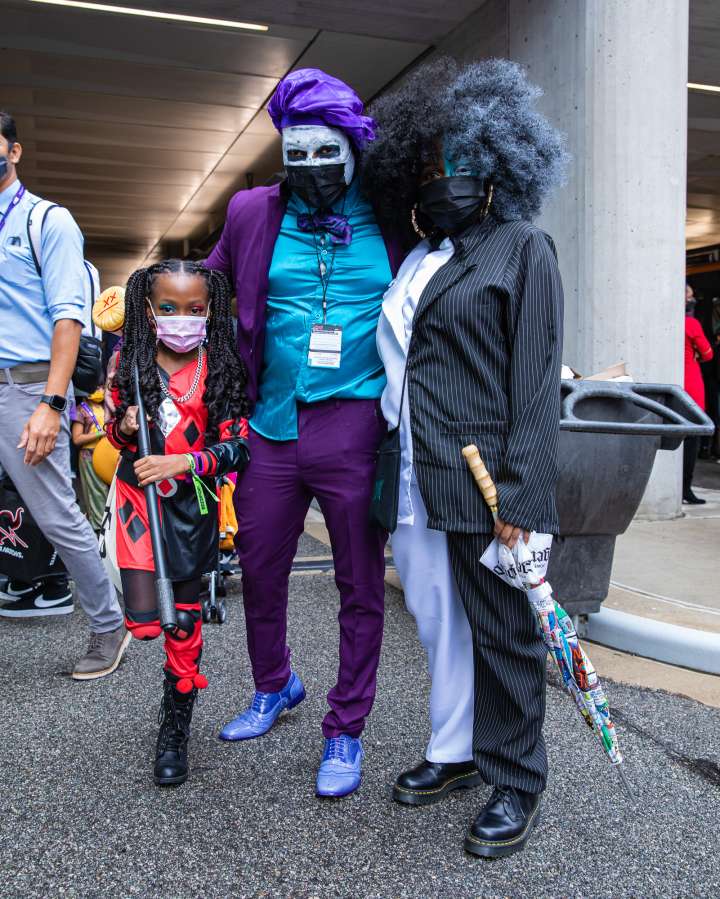 Harley Quinn, The Joker and Two-Face