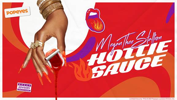 Megan Thee Stallion Teams Up With Popeyes For New "Hottie Sauce" & Merch