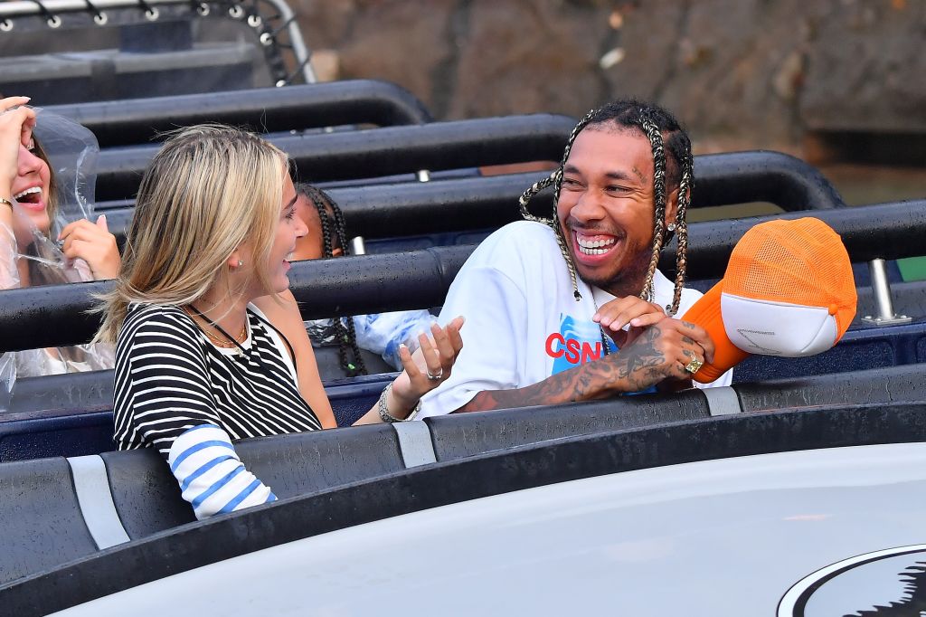 Tyga takes his girlfriend Camaryn Swanson out on a fun date to Universal Studios Hollywood