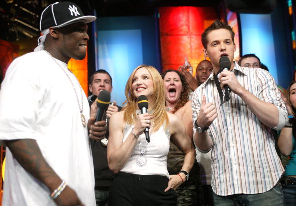Madonna, 50 Cent and Damien Fahey
