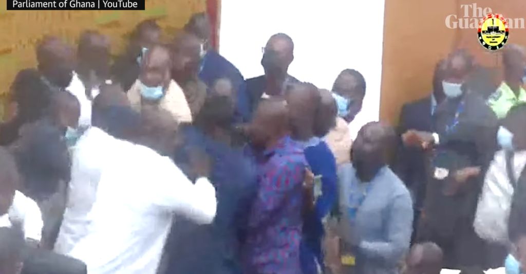 Ghana parliament brawl
