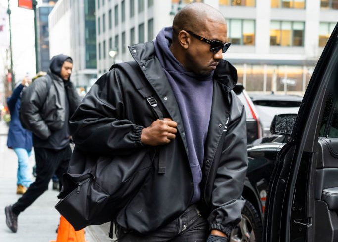 Kanye West Goes Monochrome in All-Black With His Favorite Red Wing