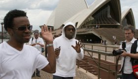 Kanye West Sighting at Circular Quay in Sydney - November 13, 2006