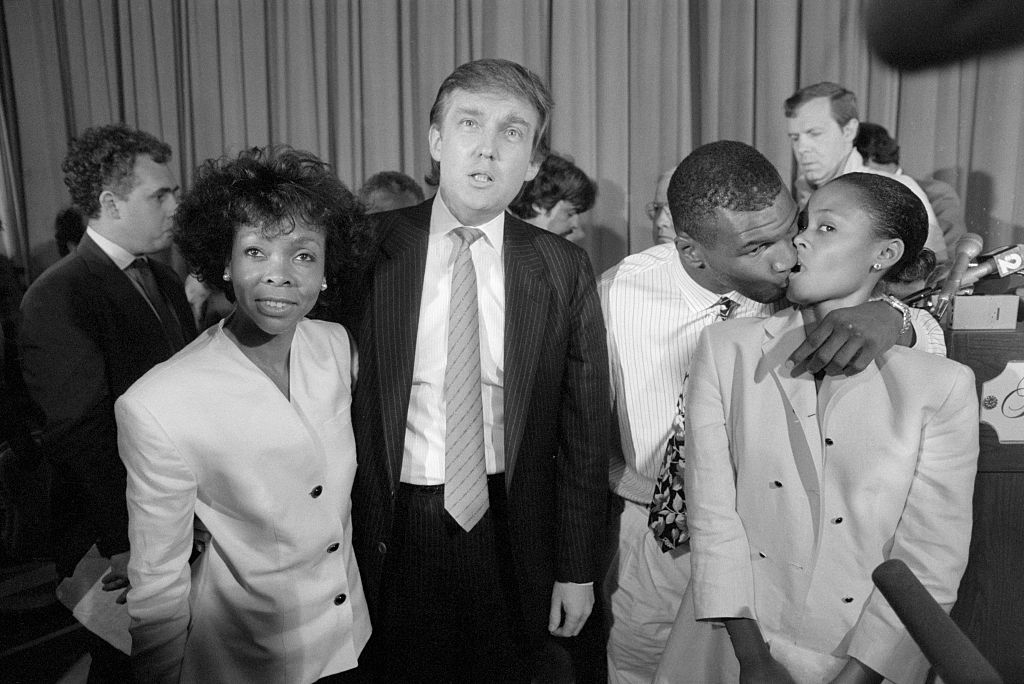 Mike Tyson Robin Givens Her Mom &D.Trump