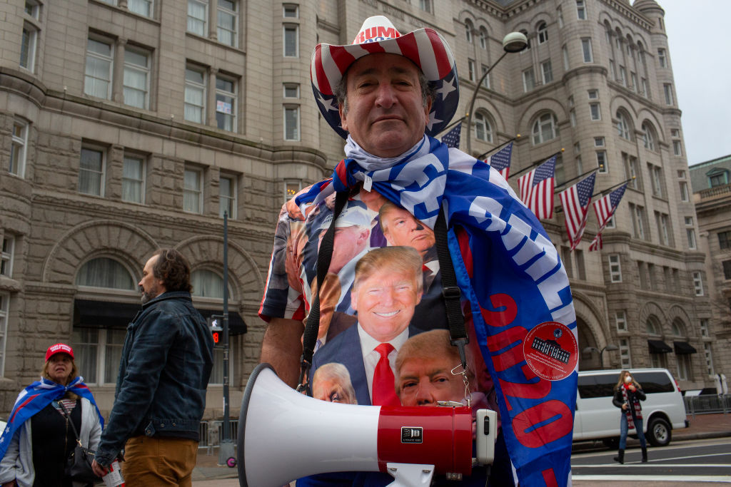 Trump supporters attend a Stop the Steal rally in Washington, D.C.