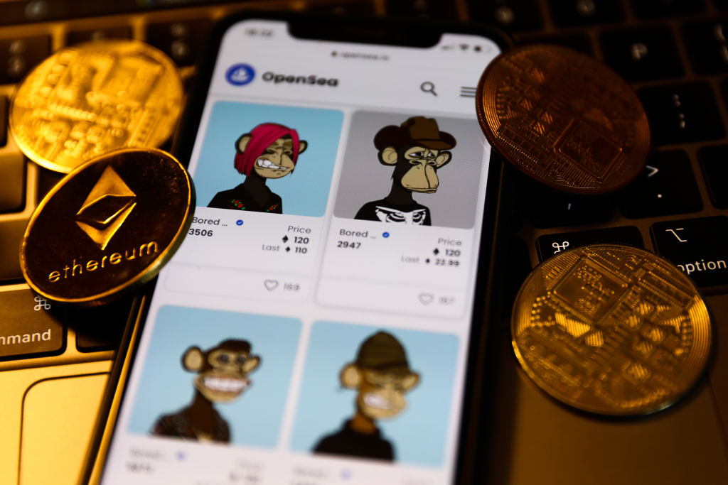 NFT And Cryptocurrencies Photo Illustrations
