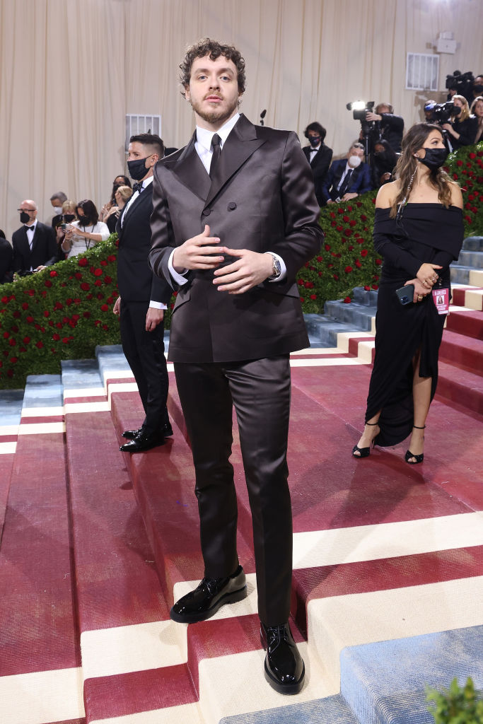 The refs during the Boston Celtics game don't know who Jack Harlow is, but we sure do, good fit.