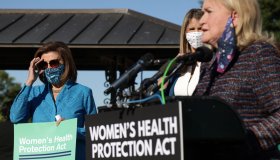 Speaker Nancy Pelosi And House Democrats Hold News Conference On Women's Health Protection Act