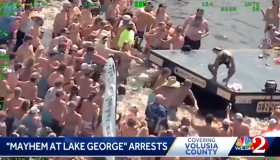 Lake George party fight
